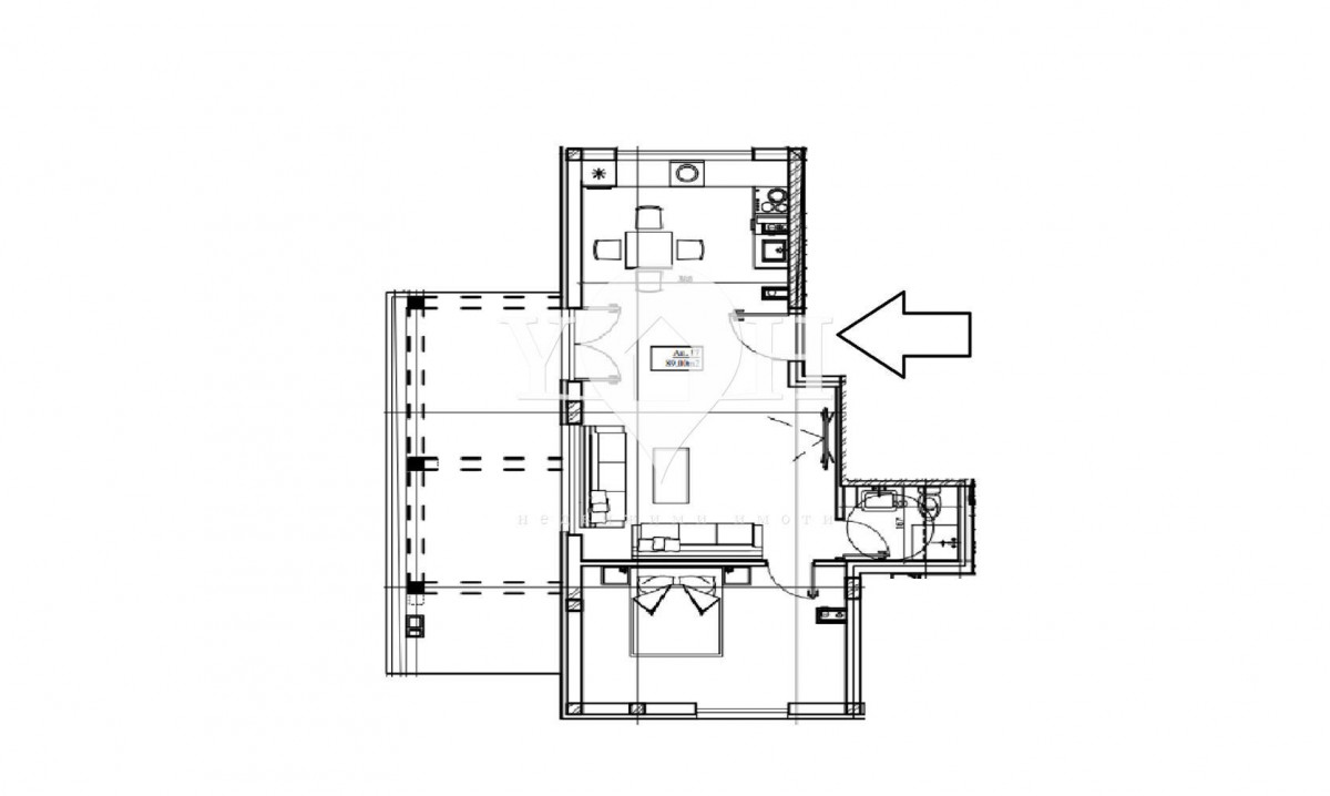 Продава 2-стаен София 78089