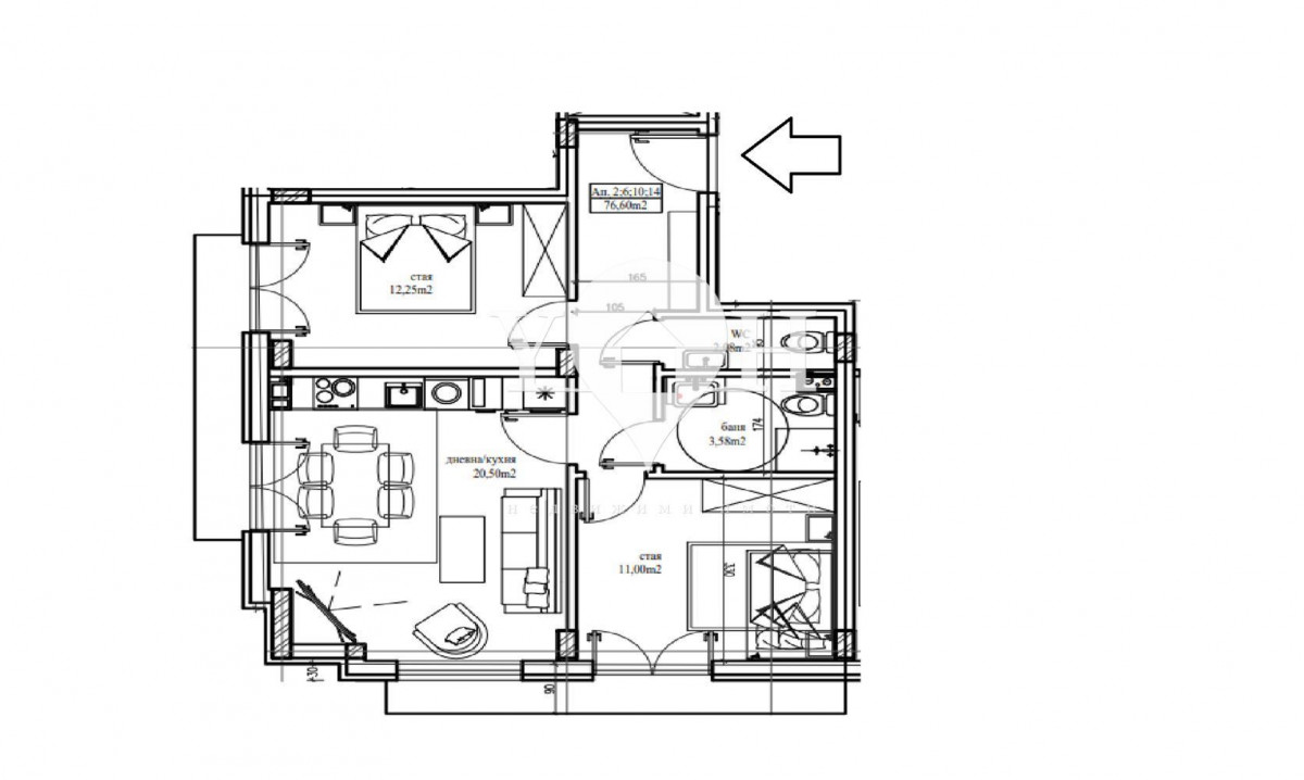 Продава 3-стаен София 78074