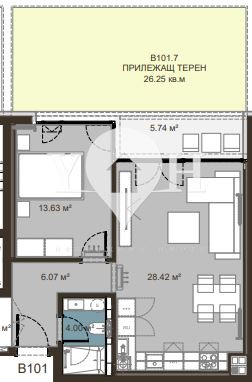 Продава 2-стаен София 78124
