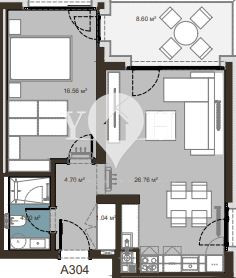 Продава 2-стаен София 78109