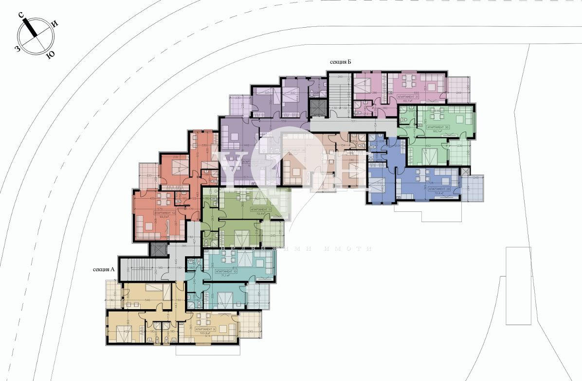 Продава 2-стаен София 77907