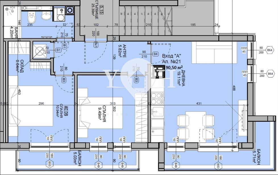 Продава 3-стаен София 77943