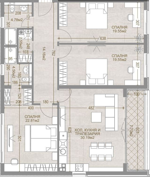 Продава 4-стаен София 77899