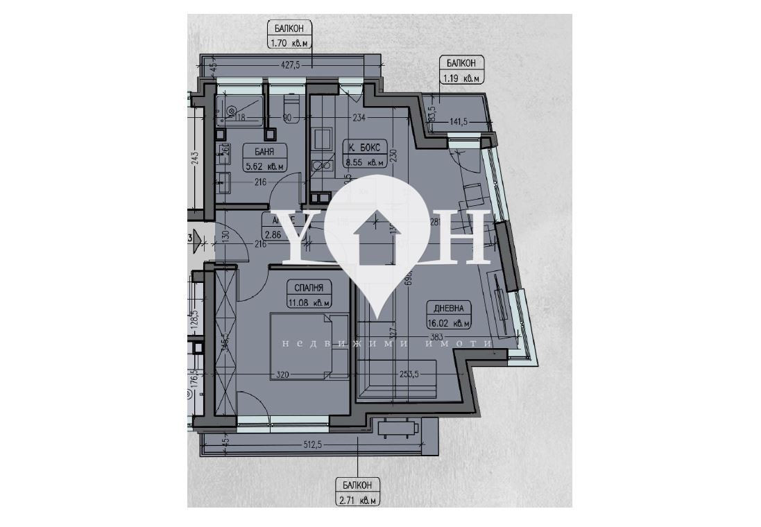 Продава 2-стаен София 78149