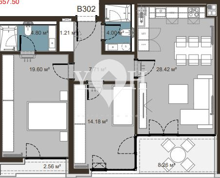 Продава 3-стаен София 78136