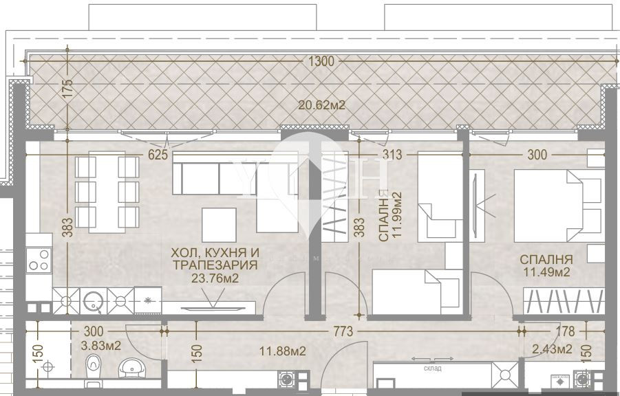 Продава 3-стаен София 77898