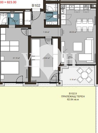 Продава 3-стаен София 78100