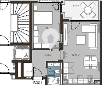 Продава 2-стаен София 78110