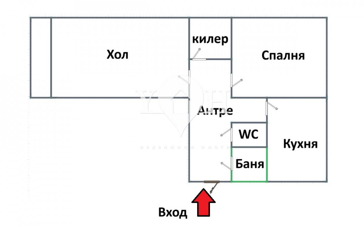 Продава 2-стаен София 78379