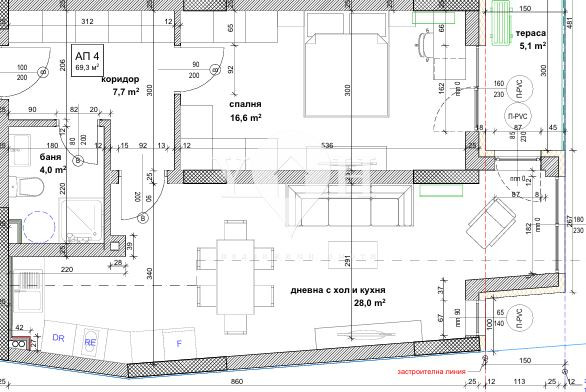 Продава 2-стаен София 77994