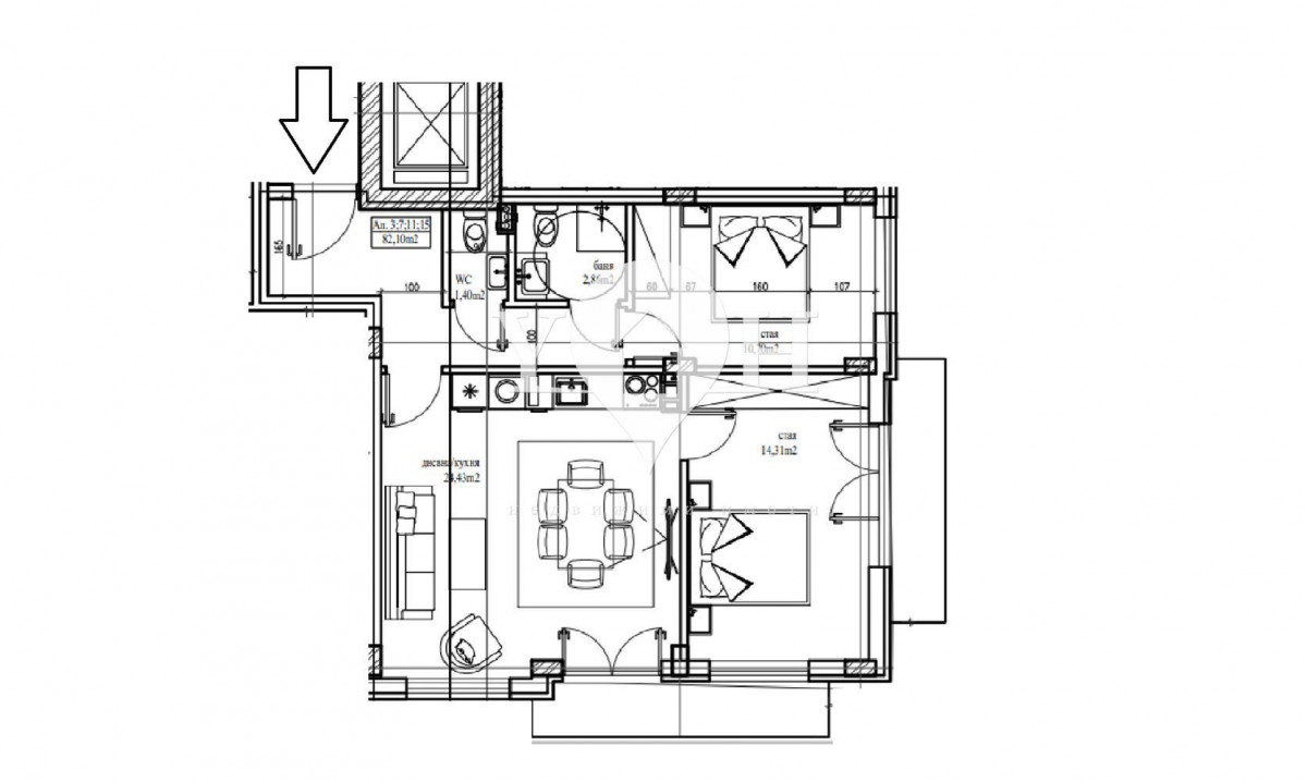 Продава 3-стаен София 78079