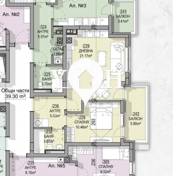 Продава 2-стаен София 77864