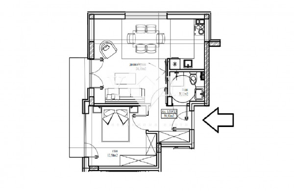 Продава 2-стаен София 78081