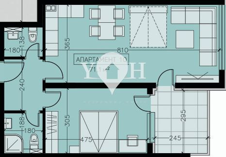 Продава 2-стаен София 77907
