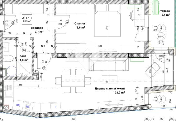 Продава 2-стаен София 78002